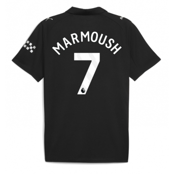 Billige Fotballdrakt Manchester City Omar Marmoush #7 Replika Bortedrakt 2025-26 Kortermet